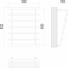 Полотенцесушитель TERMINUS Каскад П5 600х500