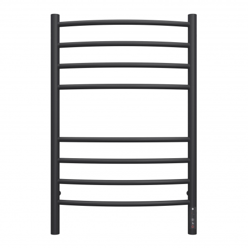 Полотенцесушитель TERMINUS Классик П8 500х800 электро КС ЧЕРНЫЙ МУАР ( new встроен диммер)