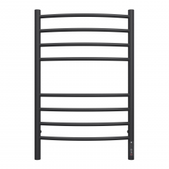 Полотенцесушитель TERMINUS Классик П8 500х800 электро КС ЧЕРНЫЙ МУАР ( new встроен диммер)