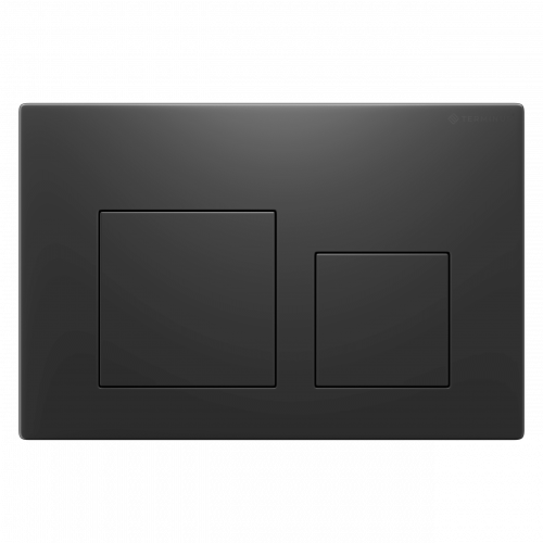 Клавиша смыва для инсталляции Terminus Classic кнопка квадрат цвет воронёная сталь