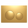 Клавиша смыва для инсталляции Terminus Classic кнопка круг цвет брашированное золото