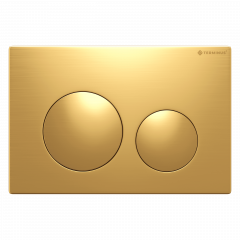 Клавиша смыва для инсталляции Terminus Classic кнопка круг цвет брашированное золото