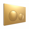 Клавиша смыва для инсталляции Terminus Classic кнопка круг цвет брашированное золото