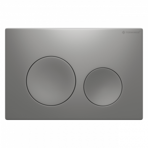 Клавиша смыва для инсталляции Terminus Classic кнопка круг цвет матовый хром