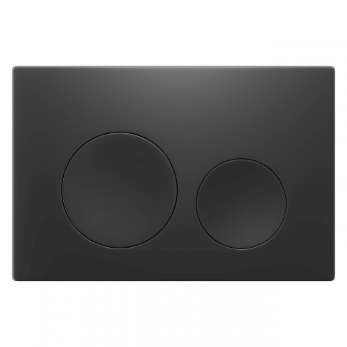 Клавиша смыва для инсталляции Terminus Classic кнопка круг цвет воронёная сталь