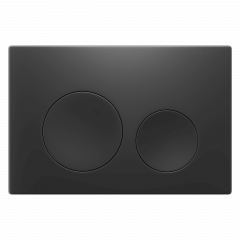 Клавиша смыва для инсталляции Terminus Classic кнопка круг цвет воронёная сталь