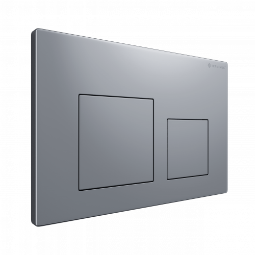 Клавиша смыва для инсталляции Terminus Classic кнопка квадрат цвет хром