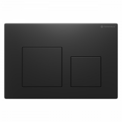 Клавиша смыва для инсталляции Terminus Classic кнопка квадрат цвет чёрный матовый