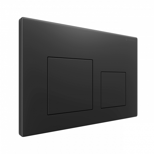 Клавиша смыва для инсталляции Terminus Classic кнопка квадрат цвет чёрный матовый
