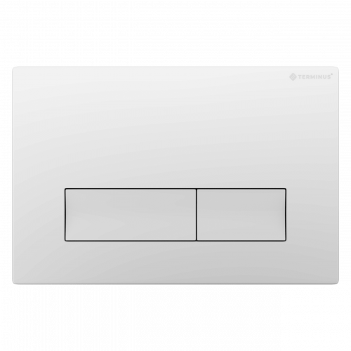 Клавиша смыва для инсталляции Terminus Classic кнопка прямоугольник цвет белый