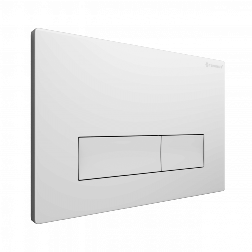 Клавиша смыва для инсталляции Terminus Classic кнопка прямоугольник цвет белый