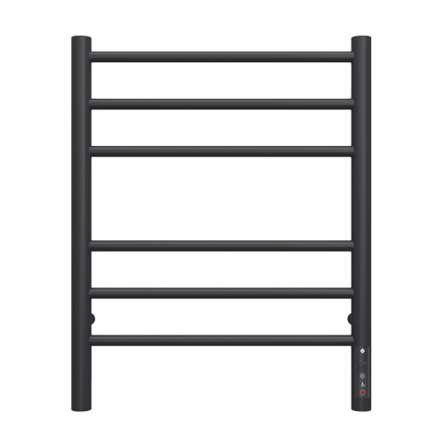 Полотенцесушитель TERMINUS Аврора П6 450х600 электро КС 9005 матовый ( new встроен диммер)