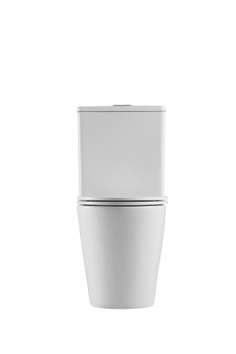 Напольный унитаз-компакт безободковый Terminus Аврора 625х390 белый