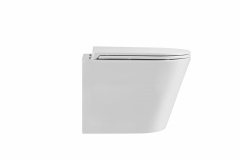 Подвесной унитаз безободковый Terminus Классик S 515х355 белый