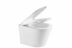 Подвесной унитаз безободковый Terminus Классик S 515х355 белый