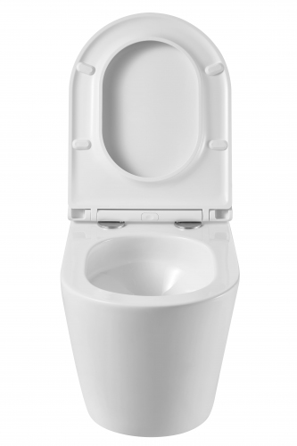 Подвесной унитаз безободковый Terminus Классик S 515х355 белый