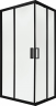 Душевой уголок слайдер Terminus Соренто 05 900х900х2000 квадрат чёрный