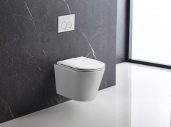 Подвесной унитаз безободковый Terminus Классик 540х365 белый