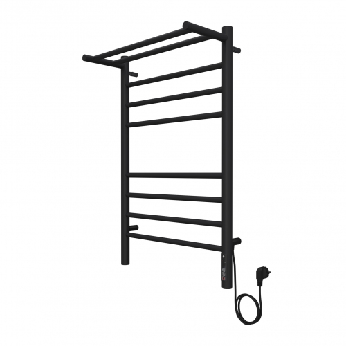 Полотенцесушитель TERMINUS Аврора с/п П8 500х800 электро КС 9005 матовый ( new встроен диммер)