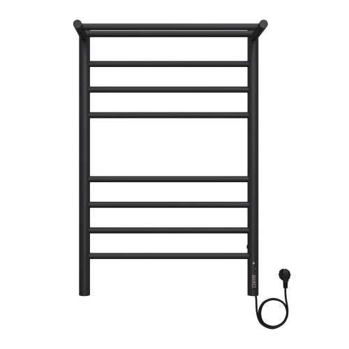 Полотенцесушитель TERMINUS Аврора с/п П8 500х800 электро КС 9005 матовый ( new встроен диммер)