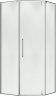 Душевой уголок распашной Terminus Альба 04 1000х1000х2200 трапеция хром