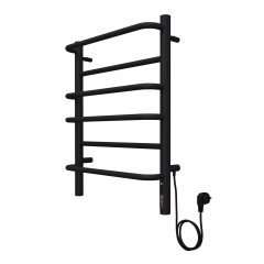 Полотенцесушитель TERMINUS Евромикс П6 450х600 электро КС 9005 матовый ( new встроен диммер)