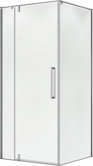 Душевой уголок распашной Terminus Альба 03 900х900х2200 квадрат хром