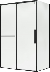 Душевой уголок слайдер Terminus Альба 02 900х1200х2200 прямоугольник чёрный