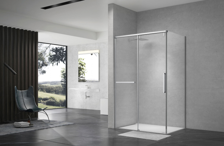 Душевой уголок слайдер Terminus Альба 02 900х1200х2200 прямоугольник хром