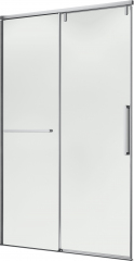 Душевая дверь в нишу слайдер Terminus Альба 01 1400х2200 хром