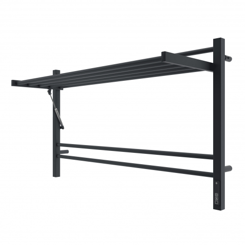 Полотенцесушитель TERMINUS Горизонт П8 1000х600 электро КС ЧЕРНЫЙ МУАР (sensor quick touch)