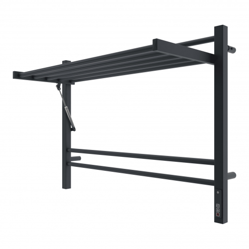 Полотенцесушитель TERMINUS Горизонт П8 800х600 электро КС ЧЕРНЫЙ МУАР (sensor quick touch)