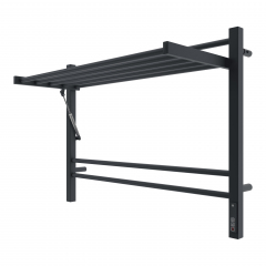 Полотенцесушитель TERMINUS Горизонт П8 800х600 электро КС ЧЕРНЫЙ МУАР (sensor quick touch)