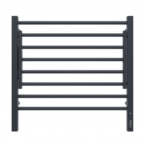 Полотенцесушитель TERMINUS Горизонт П8 600х600 электро КС ЧЕРНЫЙ МУАР (sensor quick touch)